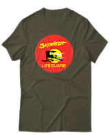 T-Shirt Αντρικό - Baywatch LifeGuard - Color Thumbnail Χακί