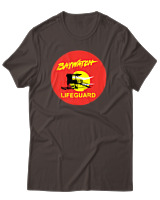 T-Shirt Αντρικό - Baywatch LifeGuard - Color Thumbnail Καφέ