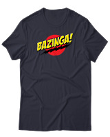 T-Shirt Αντρικό - Bazinga - Color Thumbnail Σκούρο Μπλε