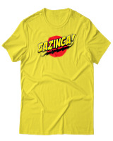 T-Shirt Αντρικό - Bazinga - Color Thumbnail Κίτρινο