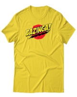 T-Shirt Αντρικό - Bazinga - Color Thumbnail Χρυσό Κίτρινο