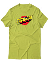 T-Shirt Αντρικό - Bazinga - Color Thumbnail Λαχανί