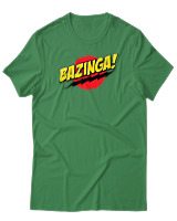 T-Shirt Αντρικό - Bazinga - Color Thumbnail Πράσινο