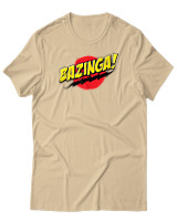 T-Shirt Αντρικό - Bazinga - Color Thumbnail Μπεζ