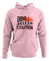 Φούτερ με κουκούλα - Bbq Evolution - Color Thumbnail Pink