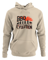 Φούτερ με κουκούλα - Bbq Evolution - Color Thumbnail Μπέζ