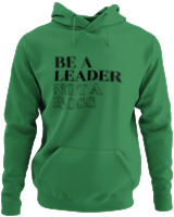Φούτερ με κουκούλα - Be A Leader Not A Boss - Color Thumbnail Kelly Green