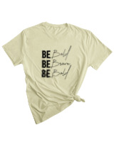 T-Shirt Woman Fashion Γυναικείο - Be Bold - Color Thumbnail SAGE GREEN