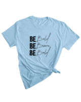 T-Shirt Woman Fashion Γυναικείο - Be Bold - Color Thumbnail SKY BLUE