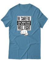 T-Shirt Αντρικό - Be Careful - Color Thumbnail Τιρκουάζ