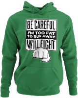 Φούτερ με κουκούλα - Be Careful - Color Thumbnail Kelly Green