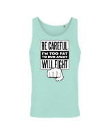 Αμάνικο Μπλουζάκι Αντρικό - Be Careful - Color Thumbnail Arctic Blue