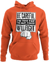 Φούτερ με κουκούλα - Be Careful - Color Thumbnail Orange