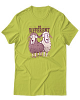 T-Shirt Αντρικό - Be Different - Color Thumbnail Λαχανί