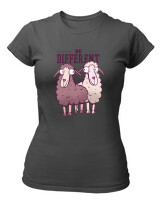 T-Shirt Στενή Γραμμή - Be Different - Color Thumbnail Ανθρακί