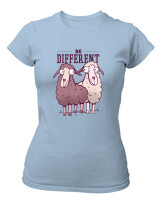 T-Shirt Στενή Γραμμή - Be Different - Color Thumbnail Γαλάζιο