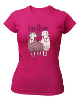 T-Shirt Στενή Γραμμή - Be Different - Color Thumbnail Φουξια