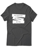 T-Shirt Αντρικό - Be Fearless - Color Thumbnail Ανθρακί