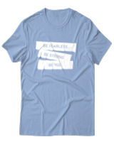 T-Shirt Αντρικό - Be Fearless - Color Thumbnail Γαλάζιο