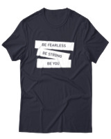 T-Shirt Αντρικό - Be Fearless - Color Thumbnail Σκούρο Μπλε