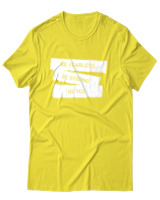 T-Shirt Αντρικό - Be Fearless - Color Thumbnail Κίτρινο