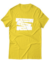 T-Shirt Αντρικό - Be Fearless - Color Thumbnail Χρυσό Κίτρινο