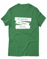 T-Shirt Αντρικό - Be Fearless - Color Thumbnail Πράσινο