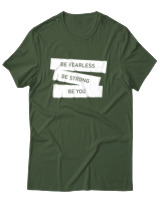 T-Shirt Αντρικό - Be Fearless - Color Thumbnail Κυπαρισσί