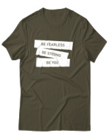 T-Shirt Αντρικό - Be Fearless - Color Thumbnail Χακί