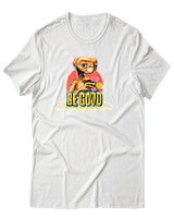 T-Shirt Αντρικό - Be Good - Color Thumbnail Άσπρο