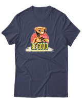 T-Shirt Αντρικό - Be Good - Color Thumbnail Μπλε Γκρι