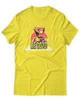 T-Shirt Αντρικό - Be Good - Color Thumbnail Κίτρινο