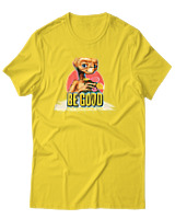 T-Shirt Αντρικό - Be Good - Color Thumbnail Χρυσό Κίτρινο