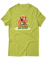 T-Shirt Αντρικό - Be Good - Color Thumbnail Λαχανί