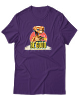 T-Shirt Αντρικό - Be Good - Color Thumbnail Σκούρο Μωβ