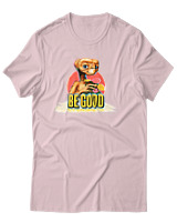 T-Shirt Αντρικό - Be Good - Color Thumbnail Απαλό Ροζ