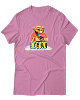 T-Shirt Αντρικό - Be Good - Color Thumbnail Ροζ