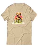 T-Shirt Αντρικό - Be Good - Color Thumbnail Μπεζ