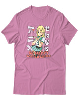 T-Shirt Αντρικό - Be Happy - Color Thumbnail Ροζ