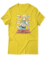 T-Shirt  Γυναικείο - Be Happy - Color Thumbnail Κίτρινο Χρυσό