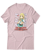 T-Shirt  Γυναικείο - Be Happy - Color Thumbnail Απαλό Ροζ