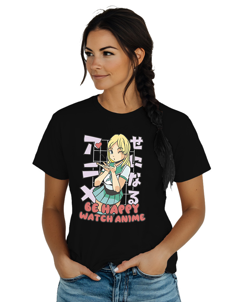 T-Shirt  Γυναικείο - Be Happy - Image 1