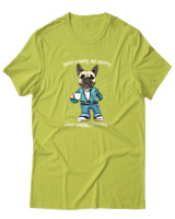 T-Shirt Αντρικό - Be Happy Drink Coffee - Color Thumbnail Λαχανί