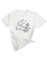 T-Shirt Woman Fashion Γυναικείο - Be Kind - Color Thumbnail WHITE