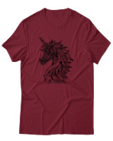 T-Shirt Αντρικό - Be Magical - Color Thumbnail Σκούρο Κόκκινο