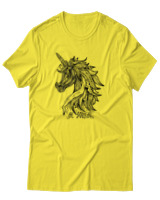 T-Shirt Αντρικό - Be Magical - Color Thumbnail Κίτρινο