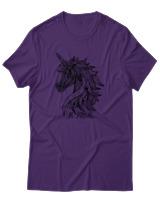 T-Shirt Αντρικό - Be Magical - Color Thumbnail Σκούρο Μωβ