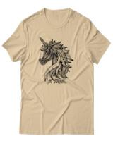 T-Shirt Αντρικό - Be Magical - Color Thumbnail Μπεζ