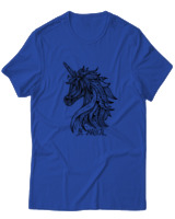 T-Shirt  Γυναικείο - Be Magical - Color Thumbnail Μπλέ Ρουά