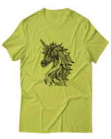 T-Shirt  Γυναικείο - Be Magical - Color Thumbnail Λαχανί